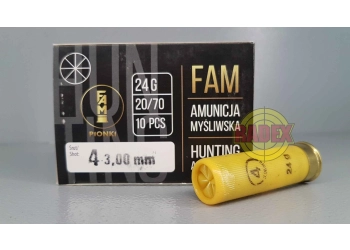 Shotgun ammunition 4 GW 24 g Fam Pionki cal. 20/70