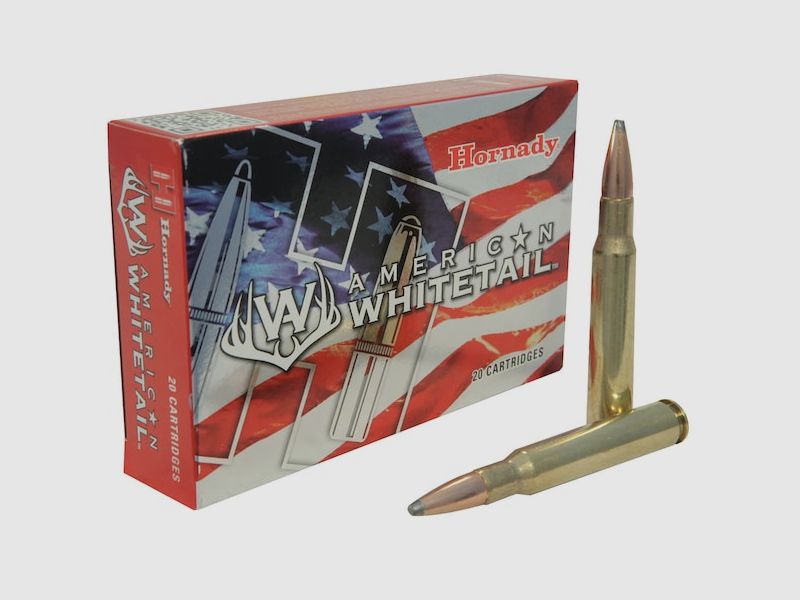 Hornady American Whitetail .30-06 Sprg. 180GR JSP 20 Patronen