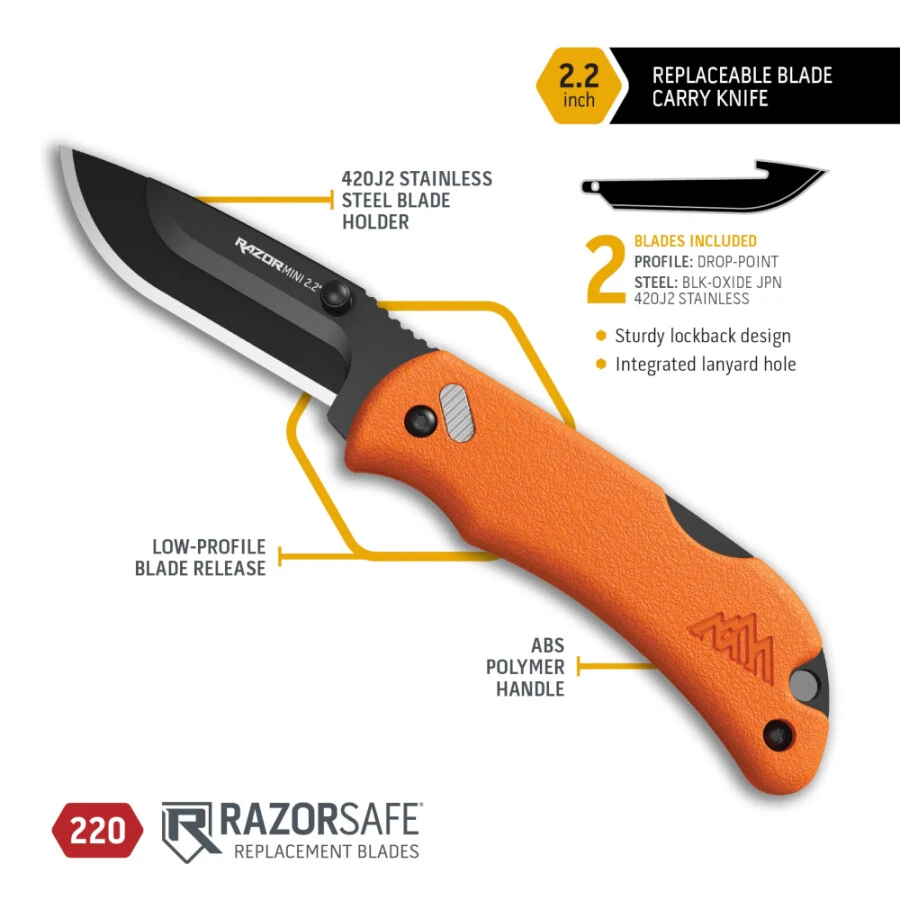 Outdoor Edge Mini-Blaze oranje