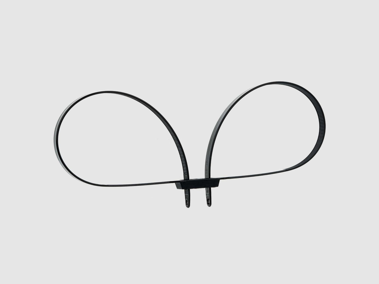 KELMET Menottes jetables en plastique noir, image 1 sur 2