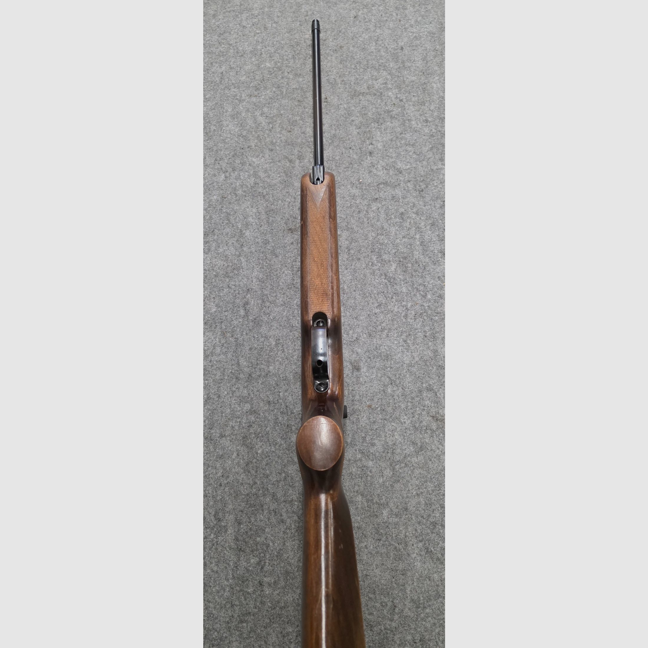 Fucile ad aria compressa molto vecchio Walther Mod. 53 Knicker con diottra senza marchio F degli anni '50/'60 cal. 4,5mm Diabolo, immagine 9 di 11