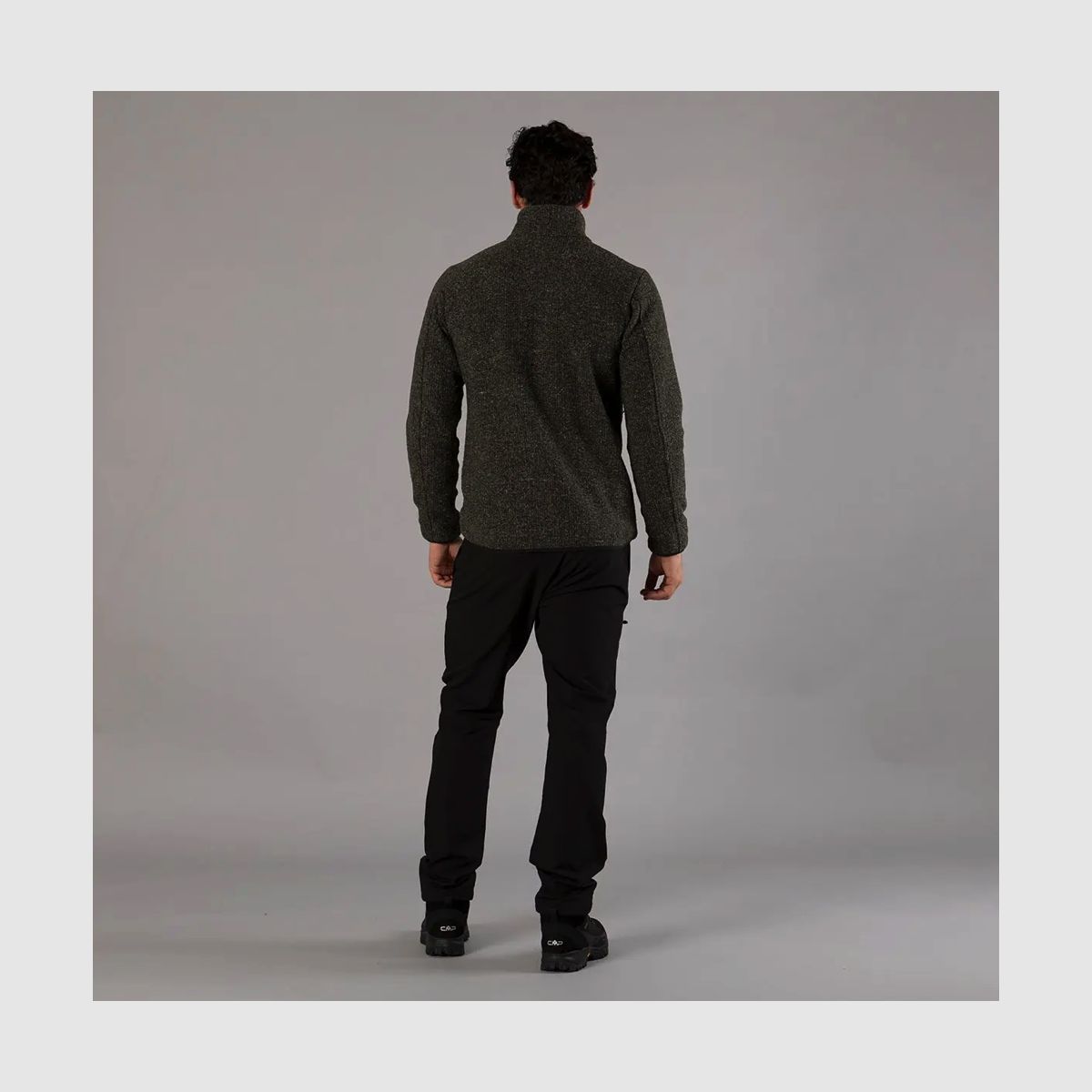 CMP Fleece Kurtka Męska z recyklingu Forest Mel.