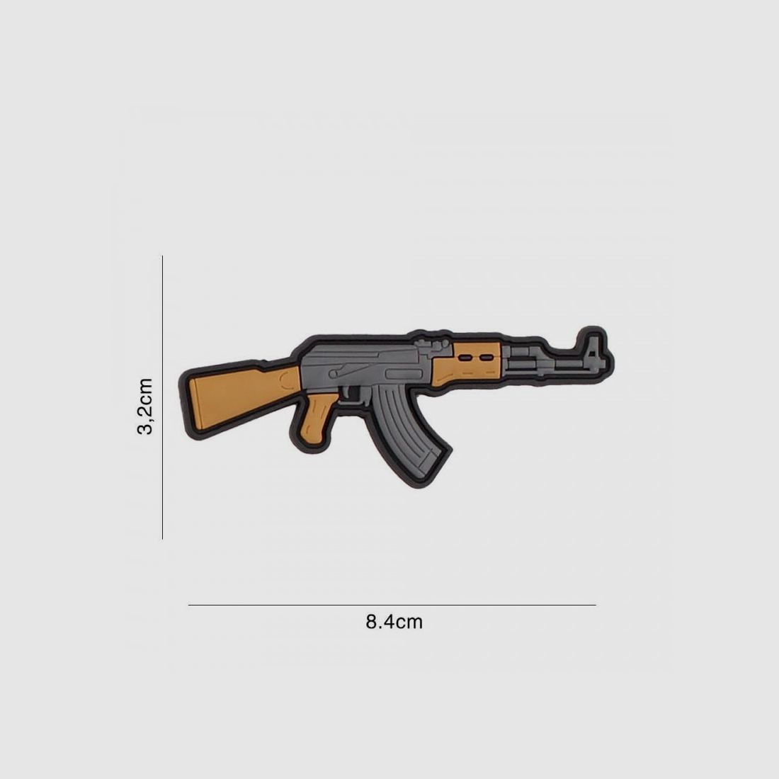 101 INC PATCH AK47 3D PVC