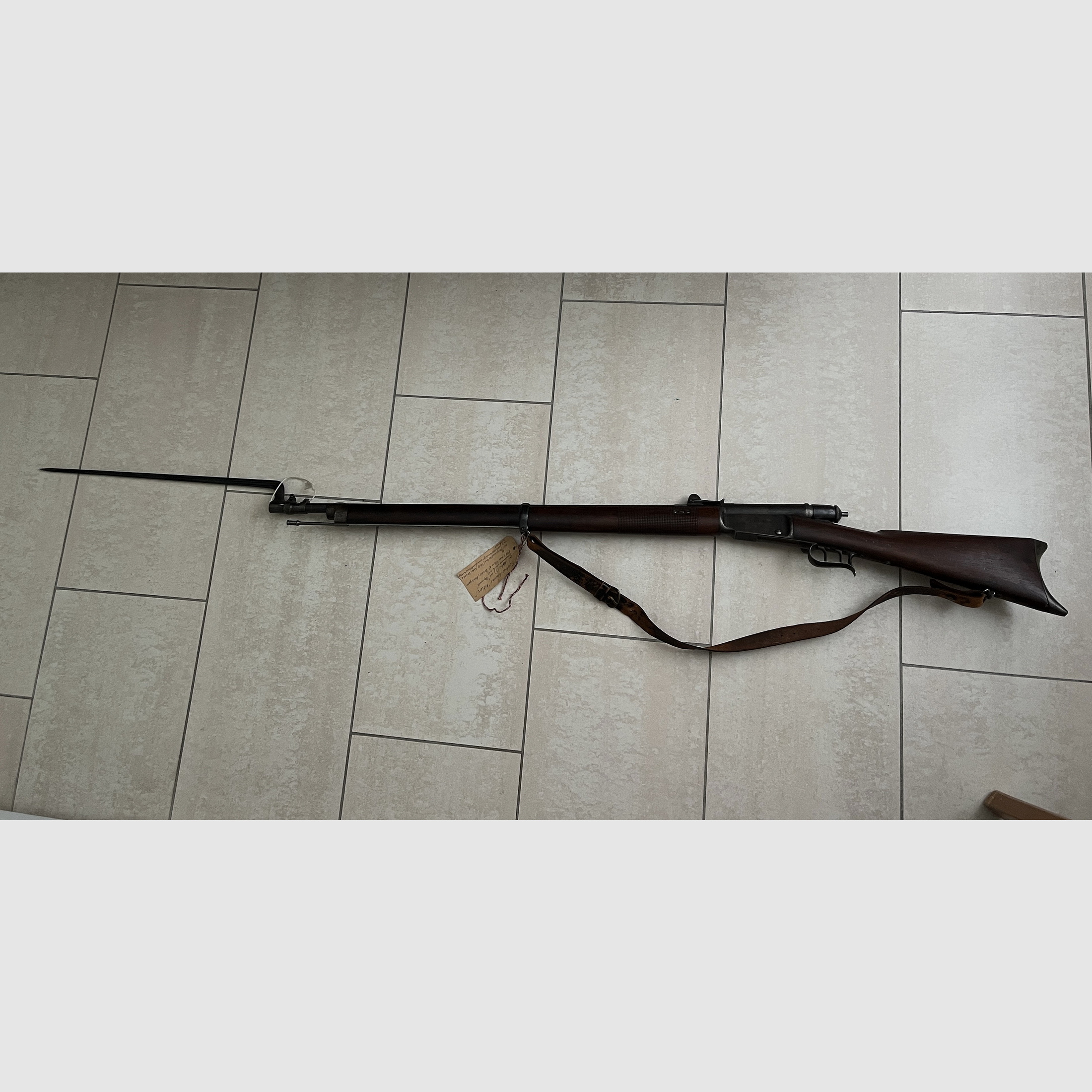 Vetterli-Repetiergewehr Repetierstutzer 1871, Kaliber 10,4 mm , inkl. Bajonett, von Privat/Familienbesitz