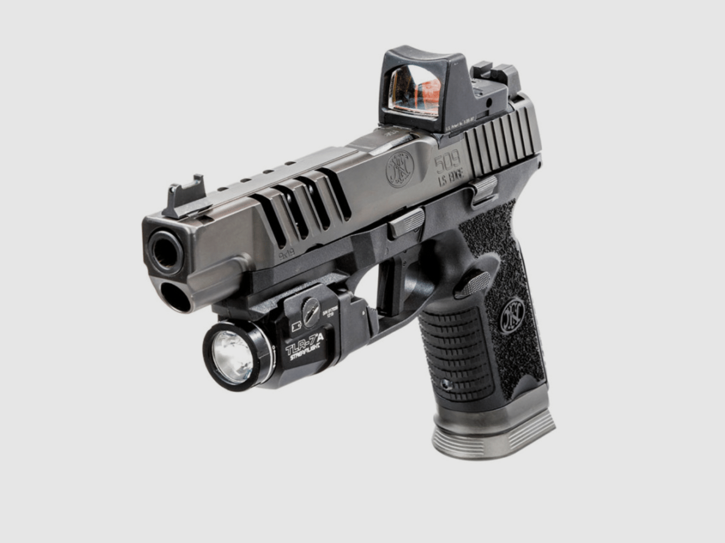 FN FN509 LS Edge NMS 5″ – Optic Ready – Black / Gray – 9x19mm, Bild 2 von 5