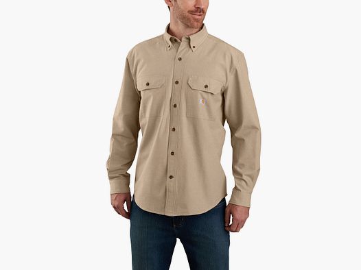 Carhartt Chambray Shirt Mens Dark Tan Chambray S