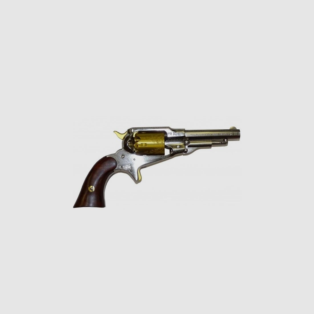 Pietta Revolver Cal.31-3,1/2″ New Pocket Nickel Engraved