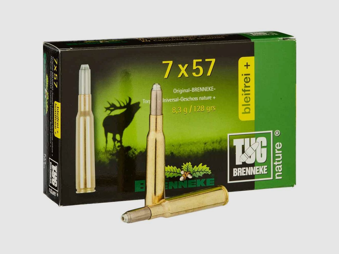 7x57 TUG nature+ 8,3g/128grs. Brenneke