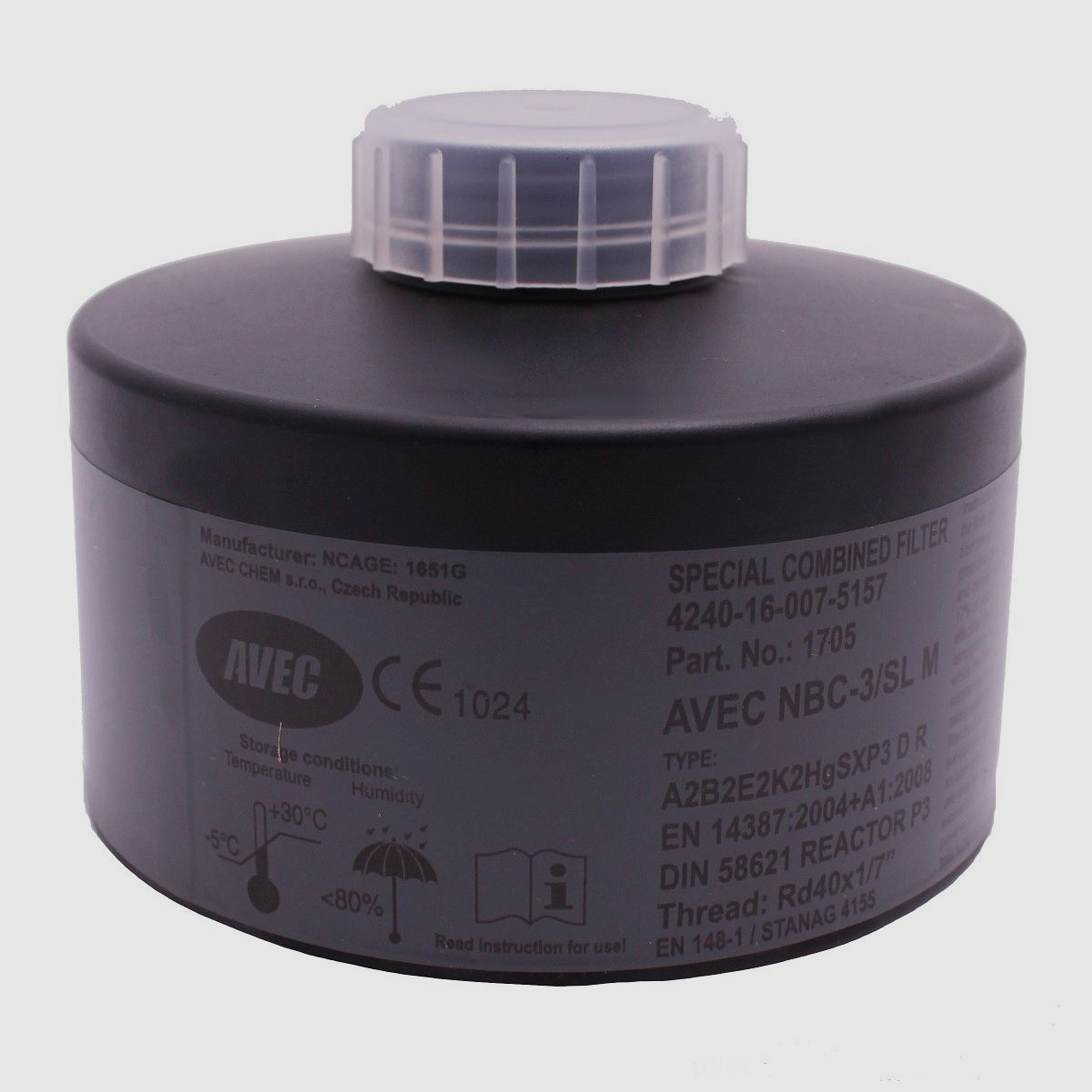 Filtr ochronny NBC / CBRN