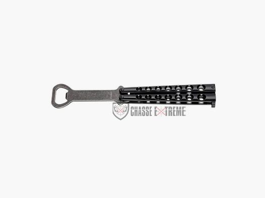 Abrebotellas Cuchillo Mariposa Negro Balisong
