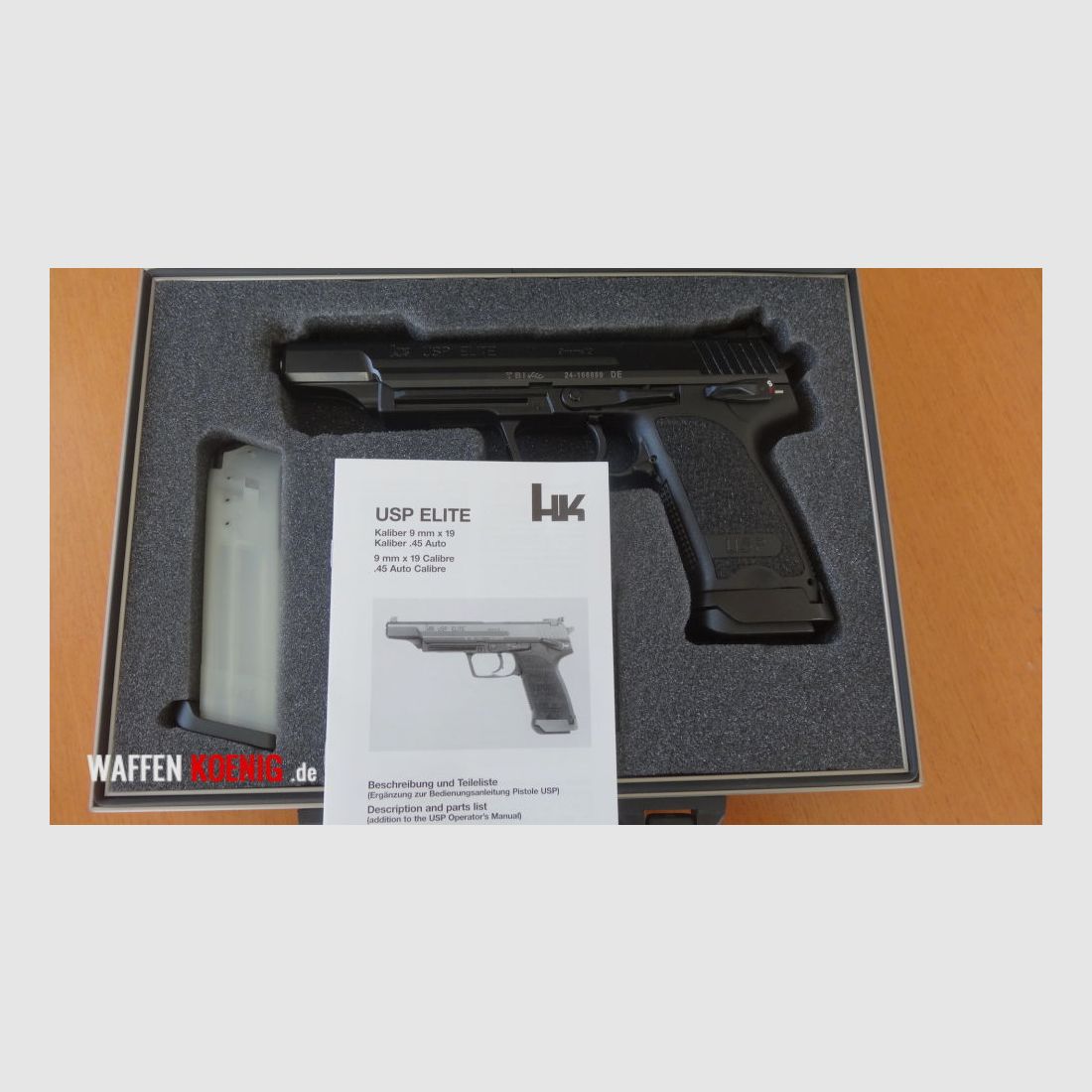 Heckler & Koch HECKLER & KOCH, USP ELITE CAL. 9X19 MM, image 1 sur 3