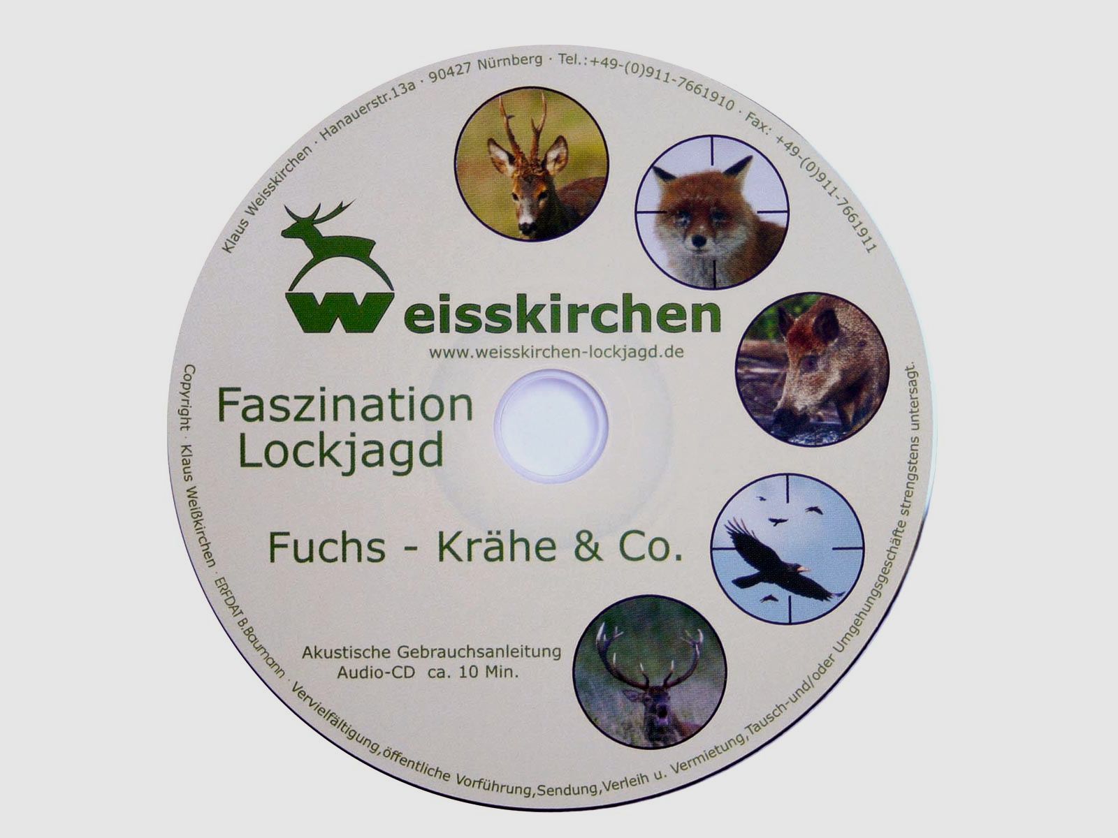 Weisskirchen Fuchsranz Set Beller Flûte 2 pièces, image 2 sur 2
