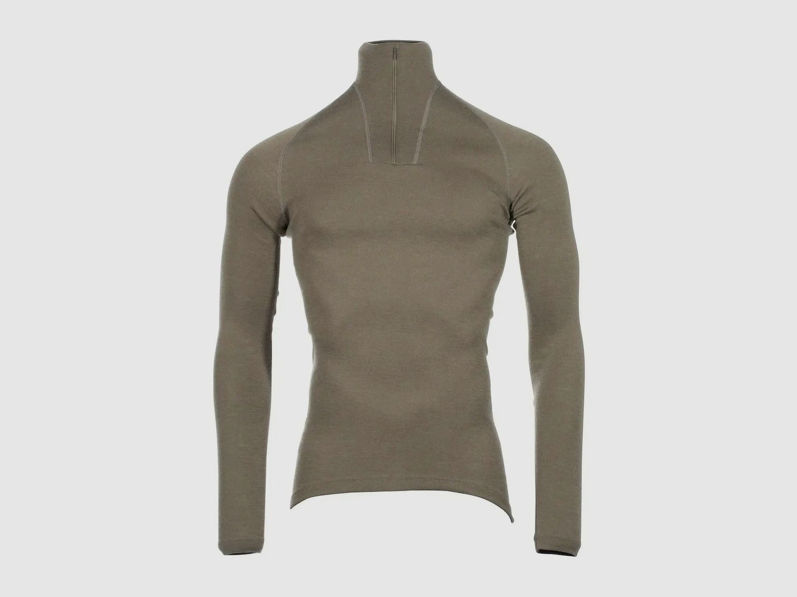 Woolpower Woolpower Camiseta Interior Zip Turtleneck Lite - Pine Green / S Hombres