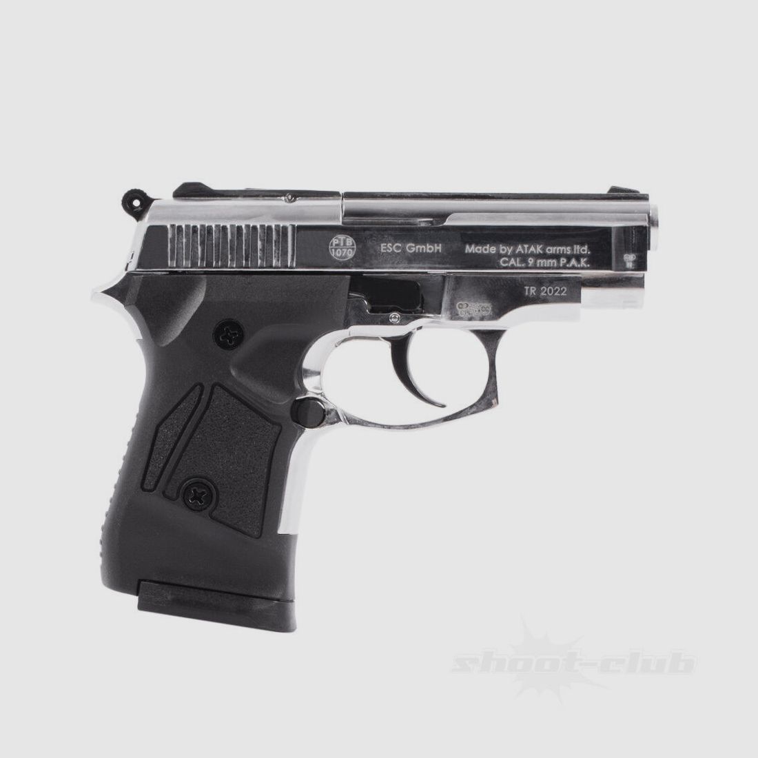 Zoraki 914-P Schreckschusspistole Chrom 9mm P.A.K., Bild 2 von 5