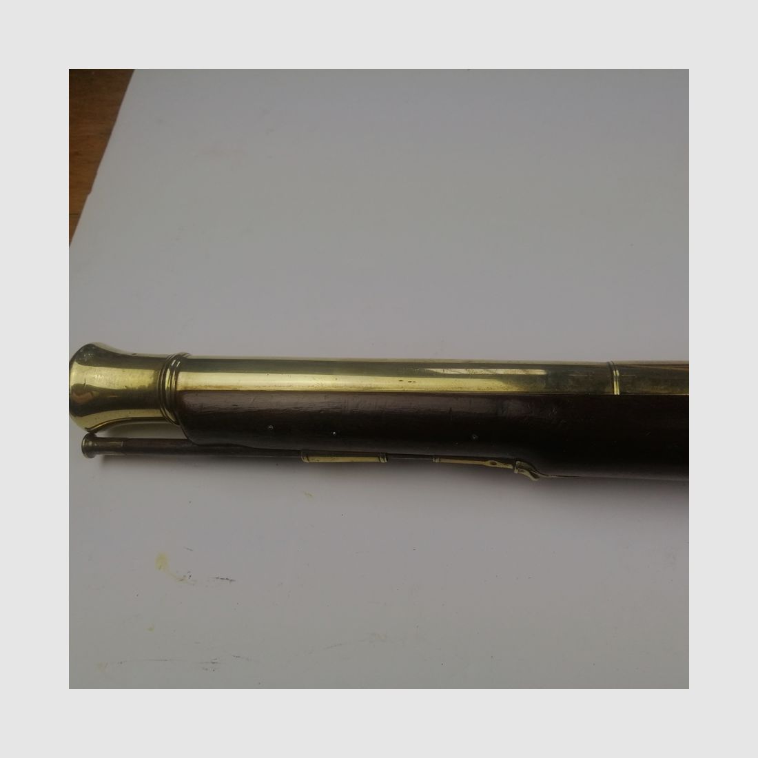 Magnifico tromblon navale britannico – Tower – Preda francese – canna in bronzo intorno al 1750 / 1780 – Incisioni – TBE, immagine 13 di 29