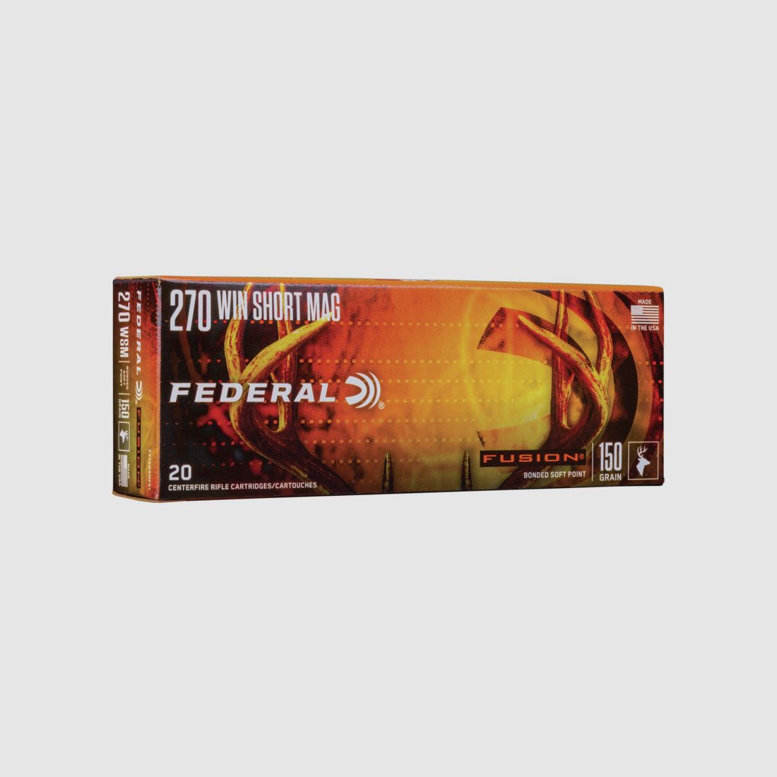 Federal Fusion .270 WSM 150grs / 9;7gr Fusion Soft Point
