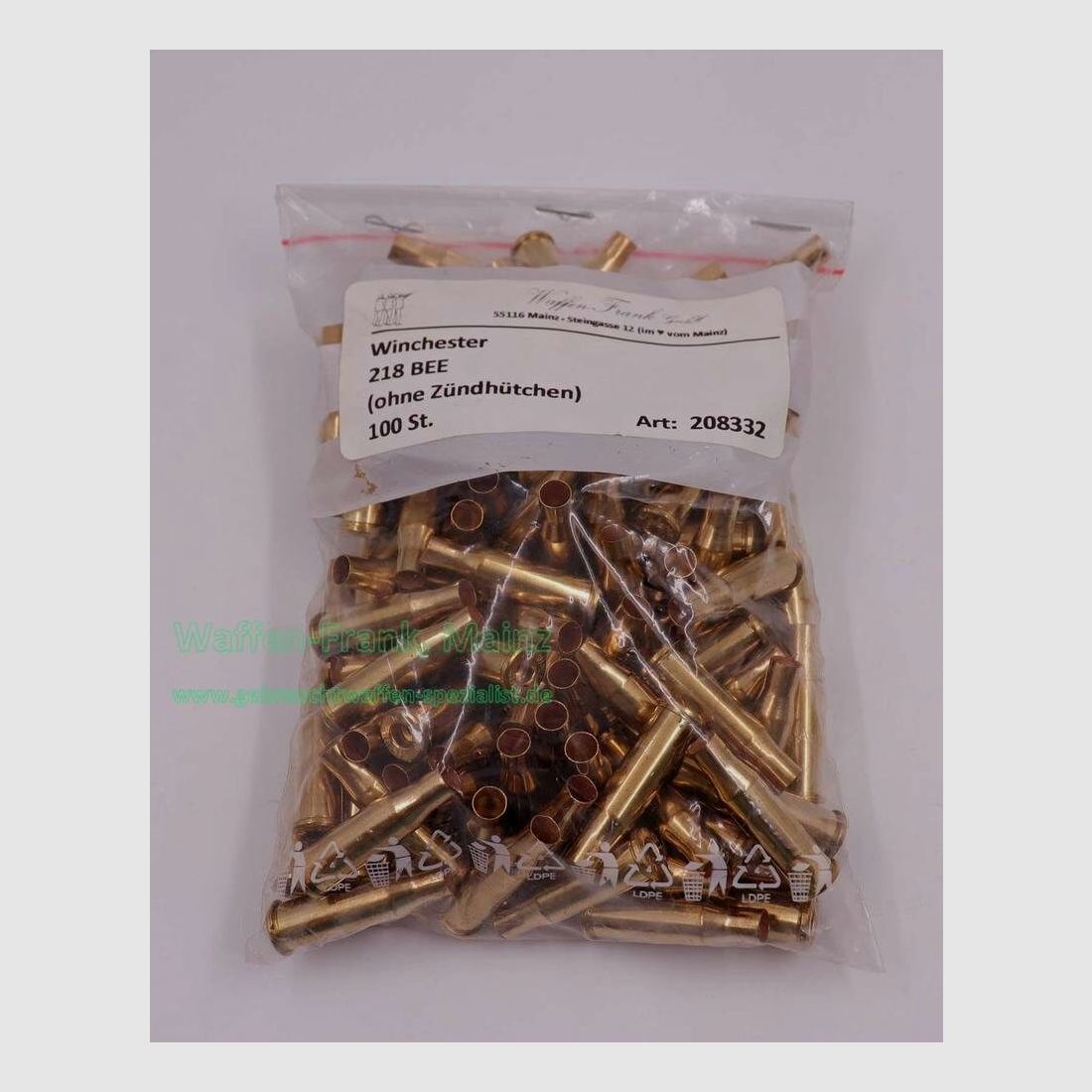 Winchester - USA Lange Geweerhulzen 218 BEE