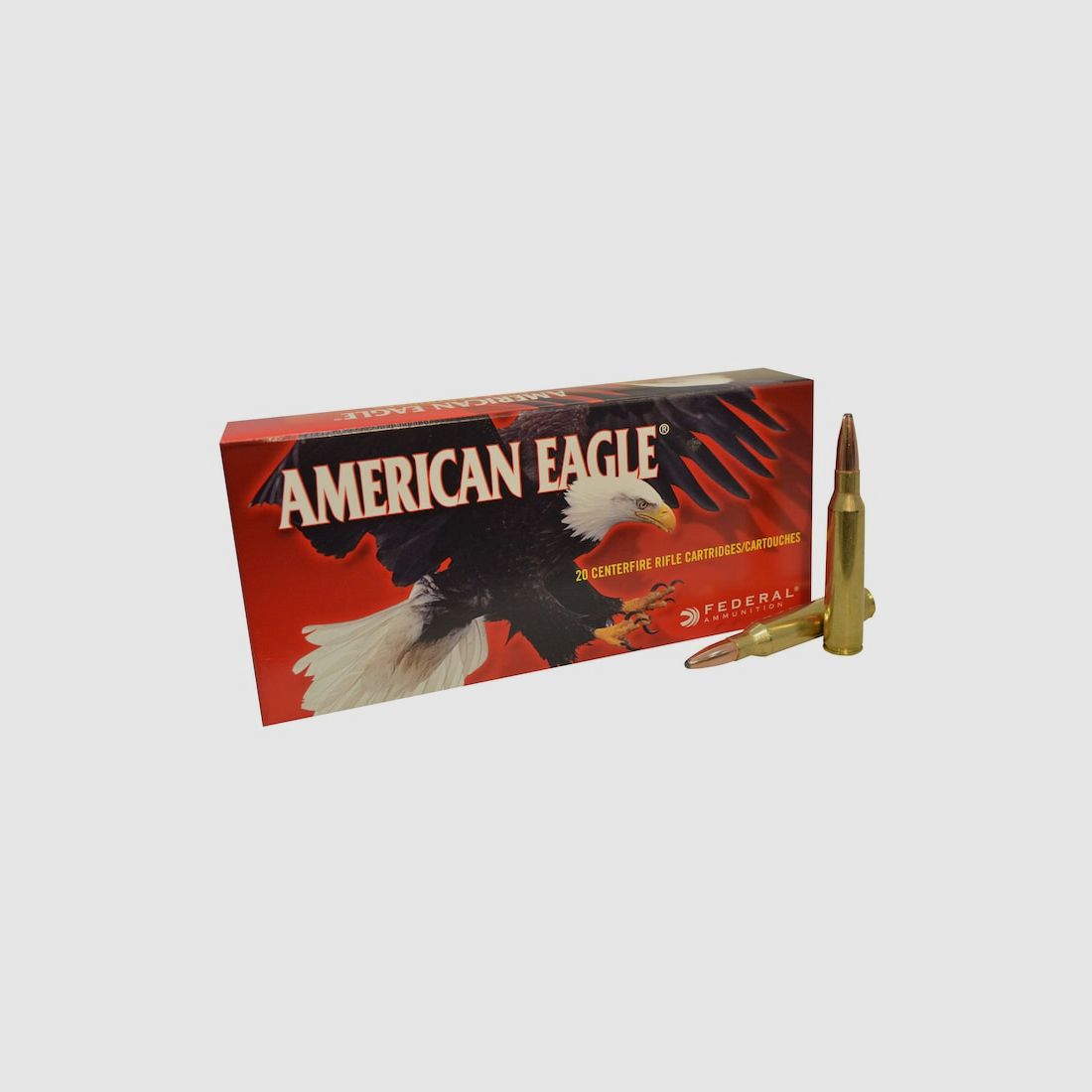 Federal American Eagle .338 Lapua Mag. 250GR JSP 20 Patronen