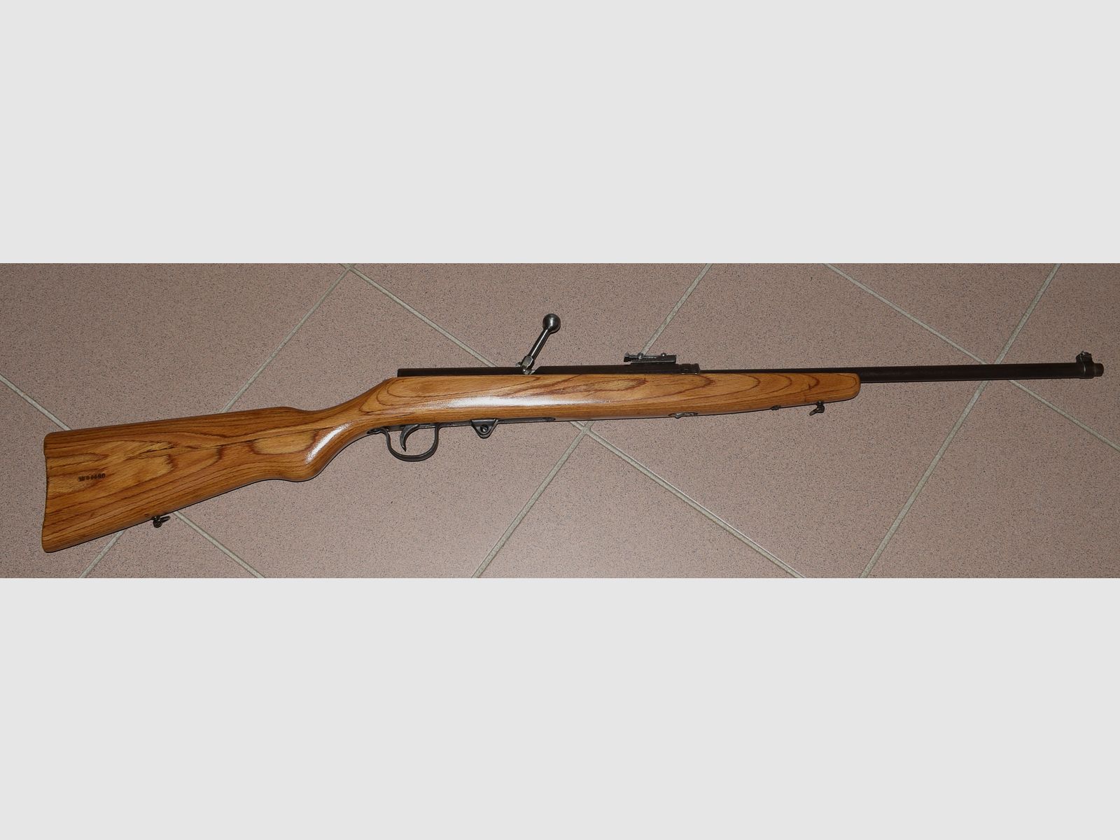 Luftgewehr Haenel 49a - 1957 - Feder und Manschette NEU 12er Magazin und Tragegurt