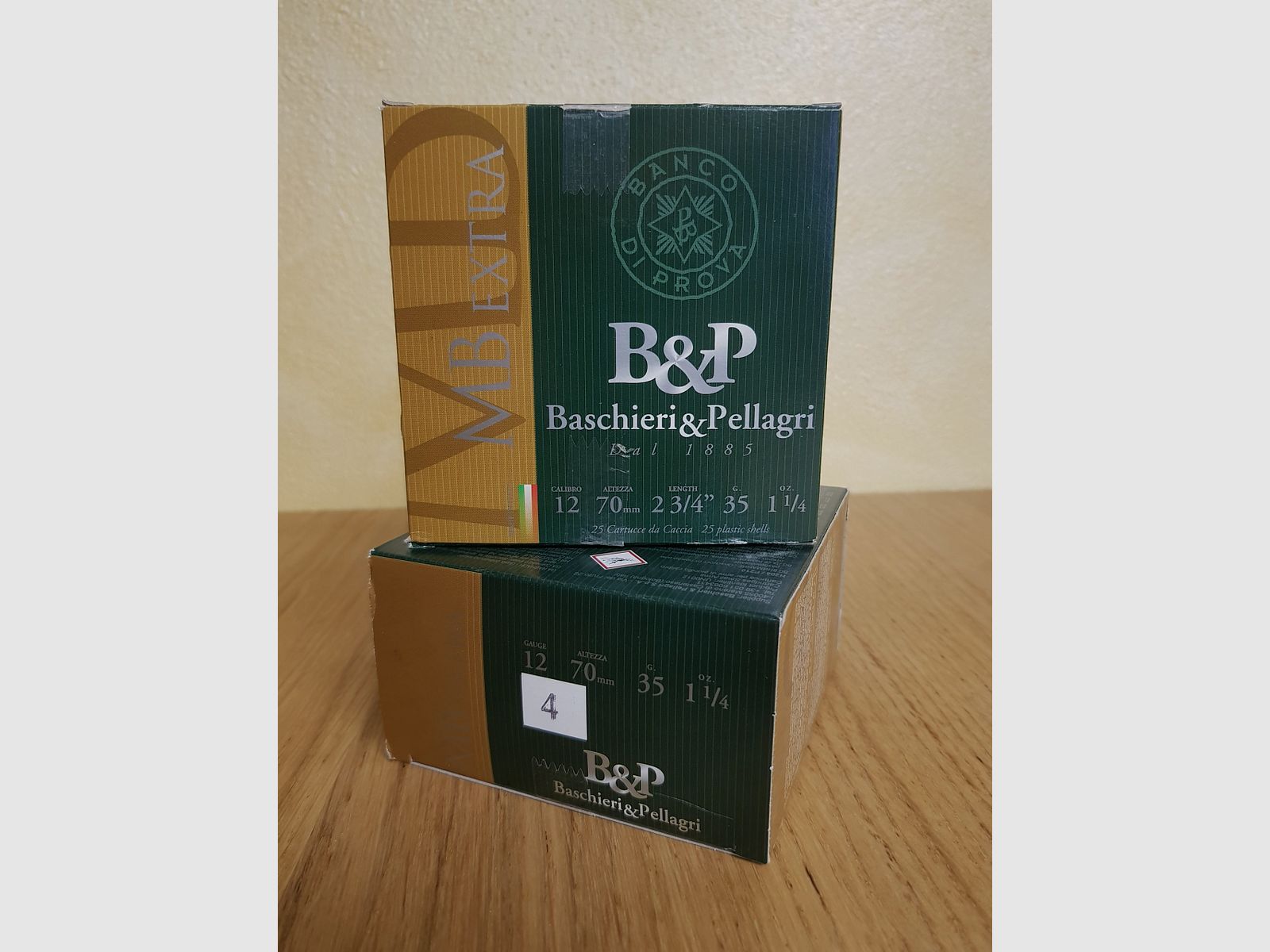 BASCHIERI & PELLAGRI PATRONEN MB EXTRA Kal. 12/70
