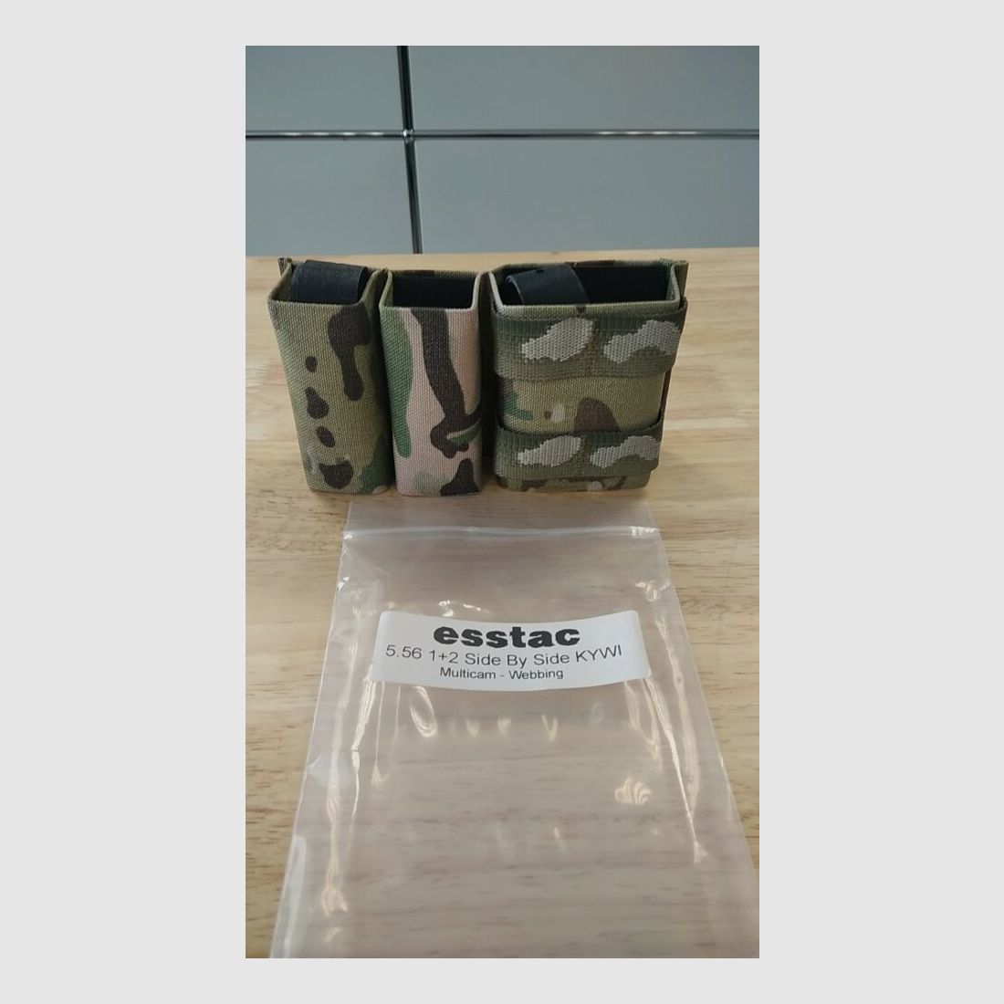 Pouch 1+2 Lado a Lado KYWI Shorty (5.56 Mag/2x Mag de Pistola) Esstac USA