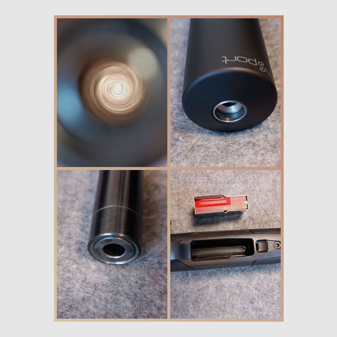 Steel Action Modell Steel Action HS gekürzter Lauf mit Schalldämpfer