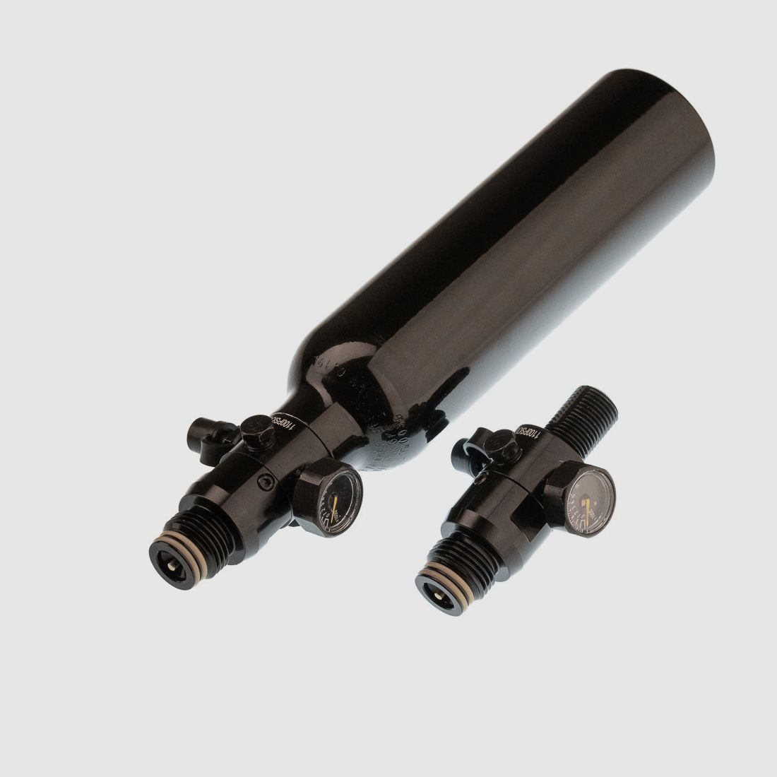 0,2 LITER Flasche inkl. 1100 PSI Regulator | 200 BAR/3000 PSI | HDR50 | HDP50 | HDS68 | HDX68 | HDR68  | Valken Milsig M17