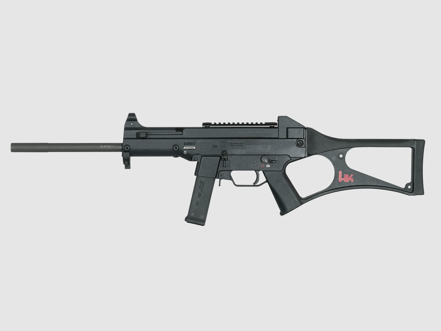 Heckler & Koch carabina semiautomática Mod. USC, calibre .45 ACP