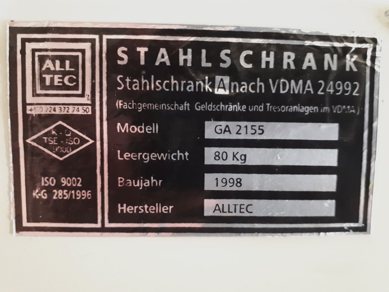 KK Waffen und Waffenschränke (Langwaffe KK-Gewehr Suhl Modell 150 Standard) (Kurzwaffe Revolver Arminius)