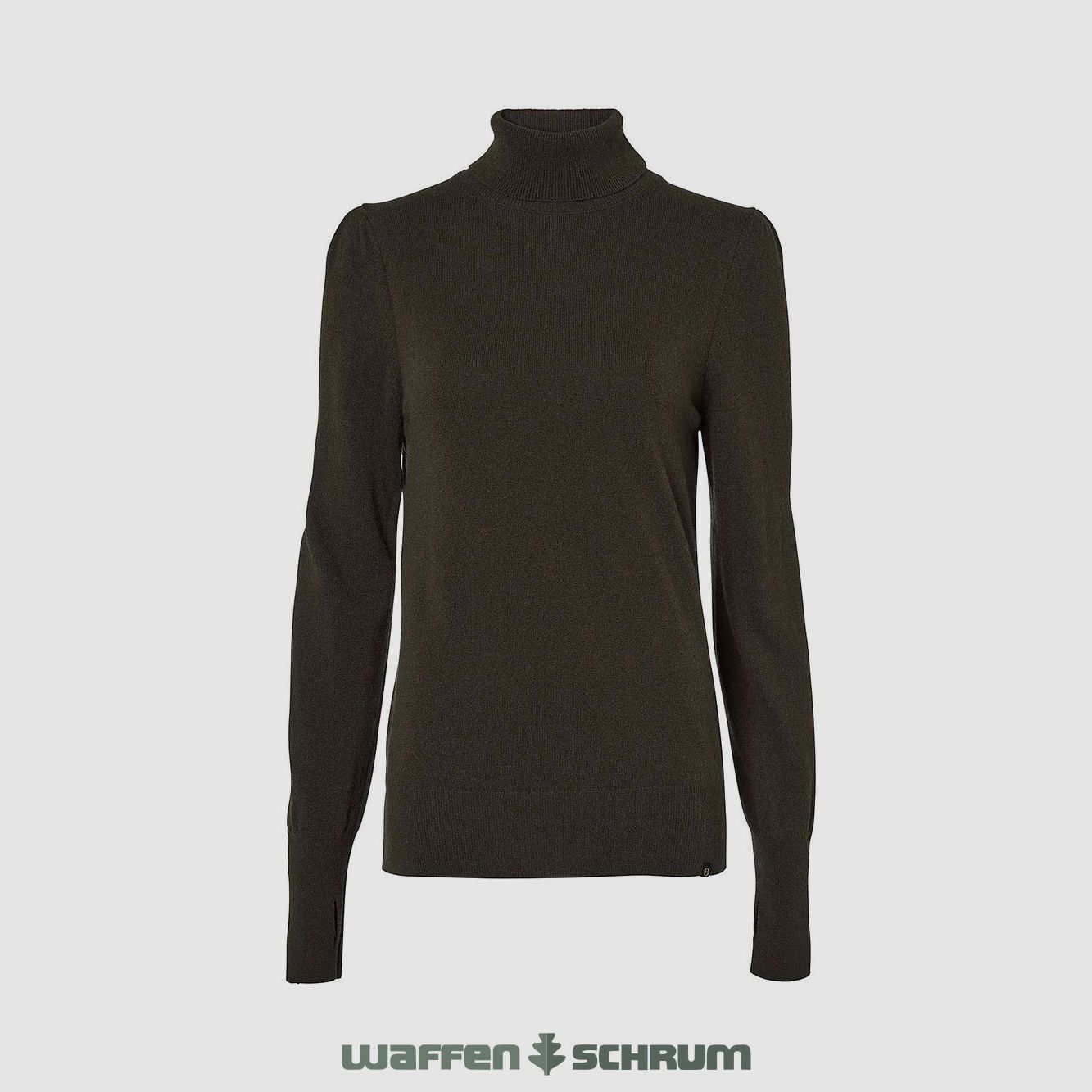 Chevalier Rollkragenpullover Agnes Leather Brown