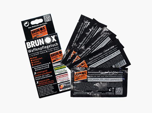 Brunox Waffenpflegetuch, 5stk.