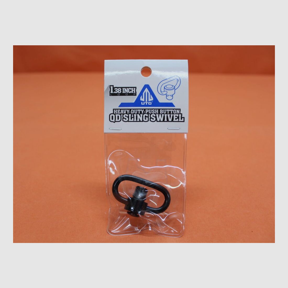 UTG - Leapers UTG Heavy Duty Push Button QD Sling Swivel 1.25" Steel (TL-QDSW18) Standard/ QD Riemenbügel