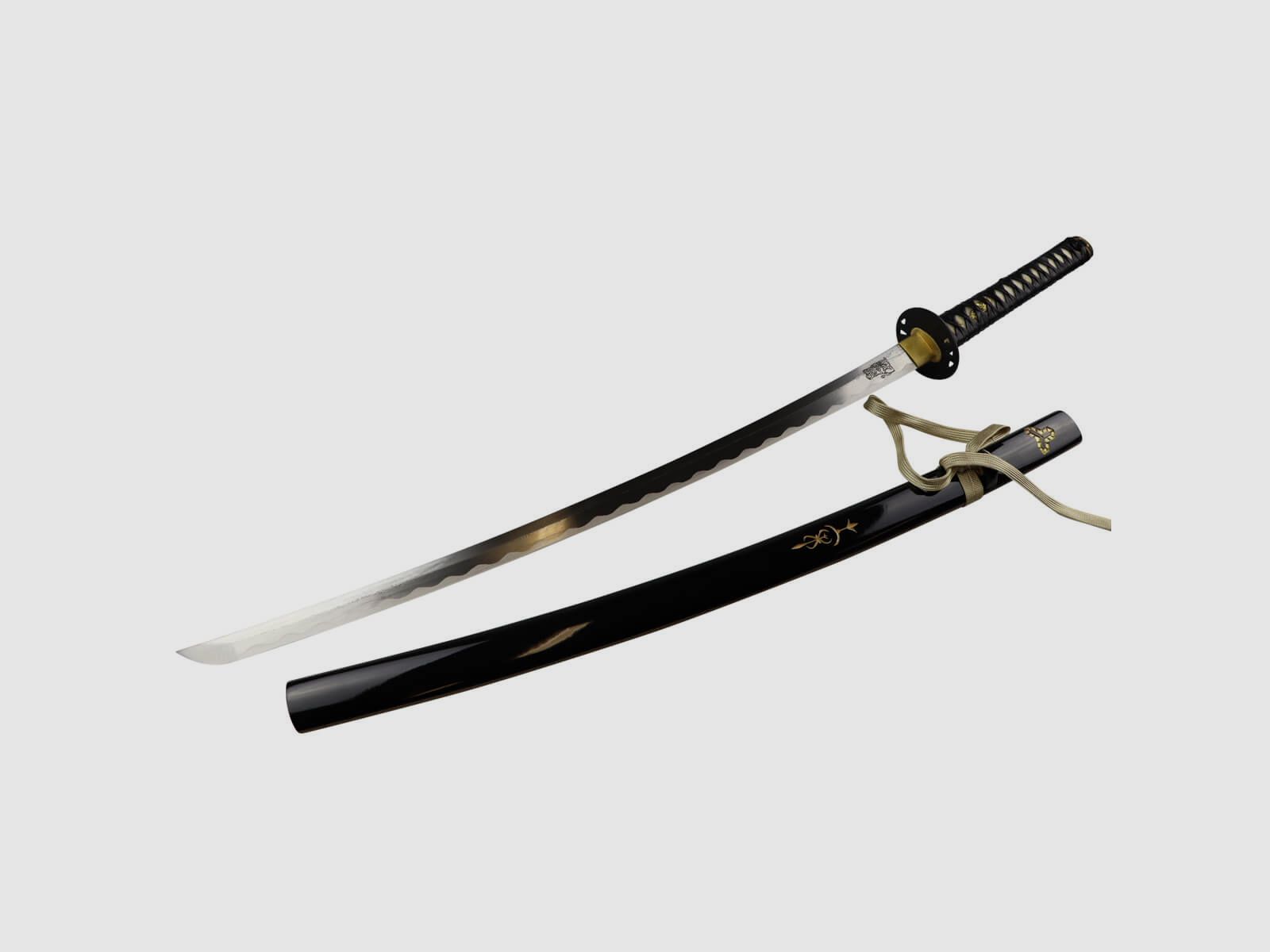 Kill Bill Katana Samurai Sword with Metal Blade made of Damascus Steel
