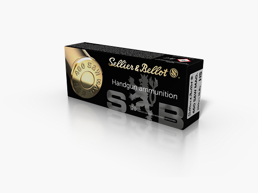 Sellier & Bellot Revolver Ammunition .460 S&W Mag. 16.8g eXergy Defense