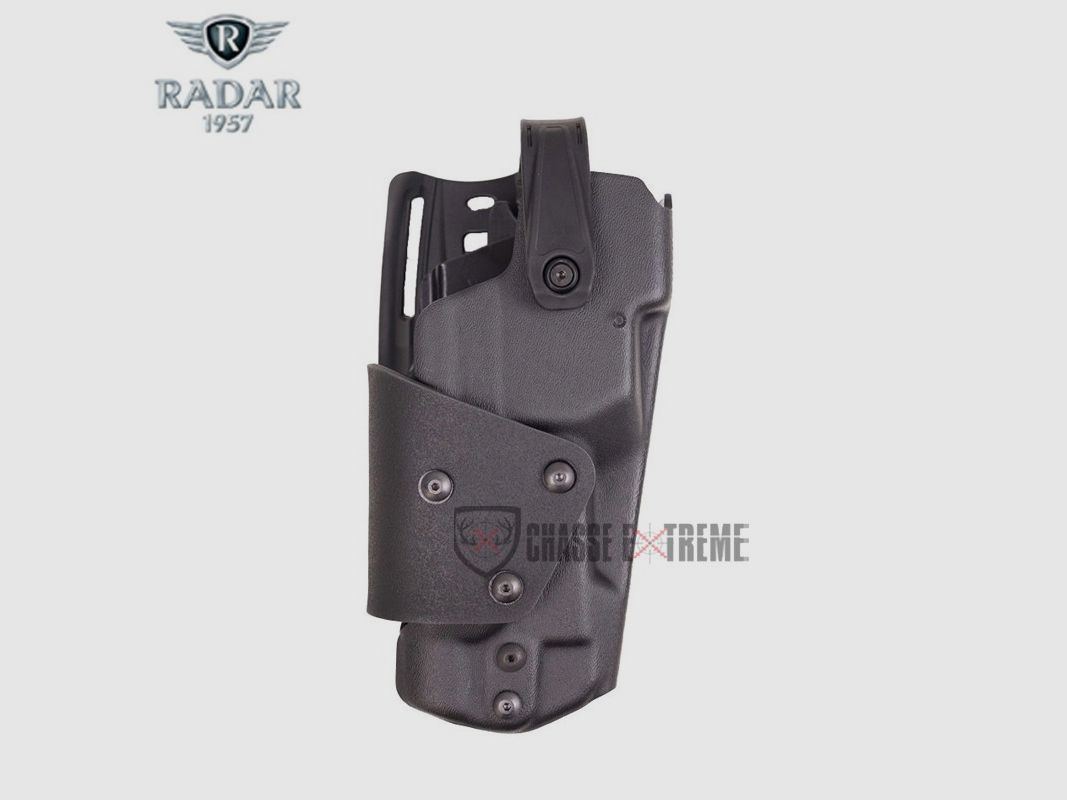 Holster RADAR MPS Kydex G17 für Lampe Niveau 3 Schwarz Links, Bild 2 von 5