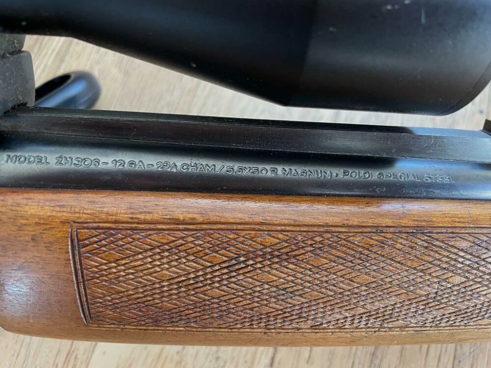 Brünner ZH306 with Vario optics 3-9x42, cal. 12/70 & 5.5x50R0 & 5.5x50R