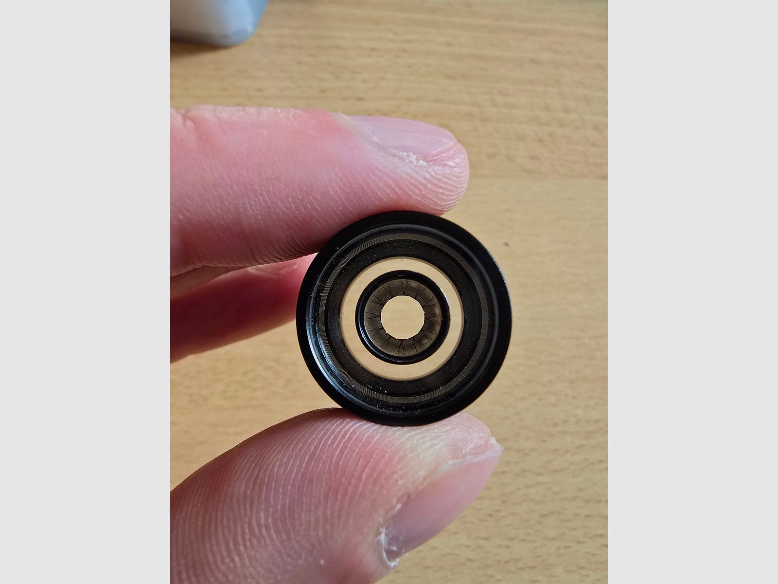 Gehman freistehendes Iris-Ringkorn Glas M22