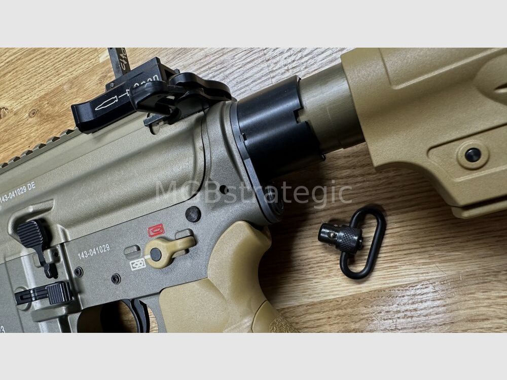 Original H&K M-LOK Handschutz klemmbar - Heckler & Koch MR223 A3 16,5" Lauf halbautom. Büchse .223Rem - zivile Version HK416 / G95K / G38 / mit Upgrades