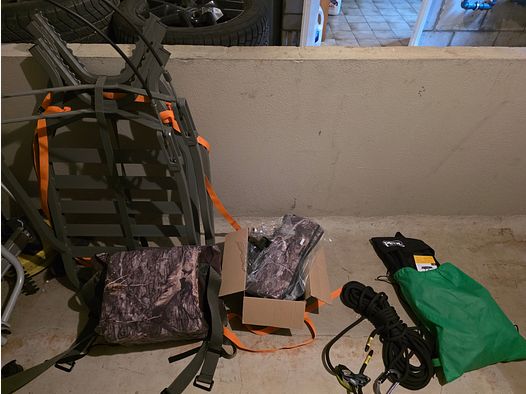Klettersitz Summit Titan SD und Zubehöhr NEU