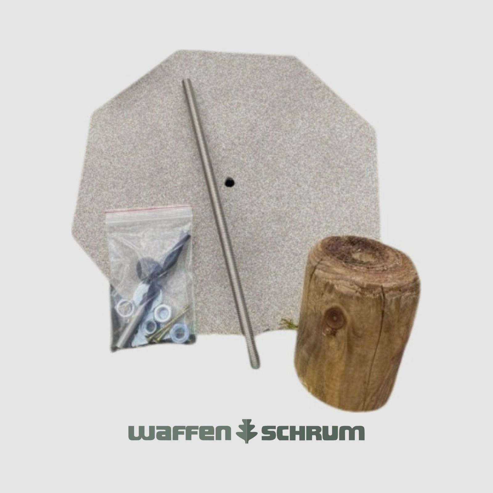 Kit de fixation de sucette sauvage, poteau et installation de poteau pour pierres à lécher