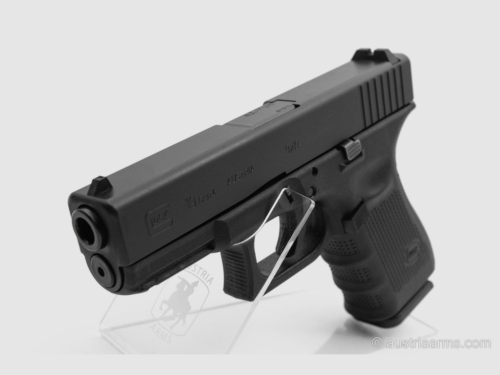 Glock 19 Gen4, neuwertige Gebrauchtwaffe, 9 x 19 mm, Bild 4 von 4