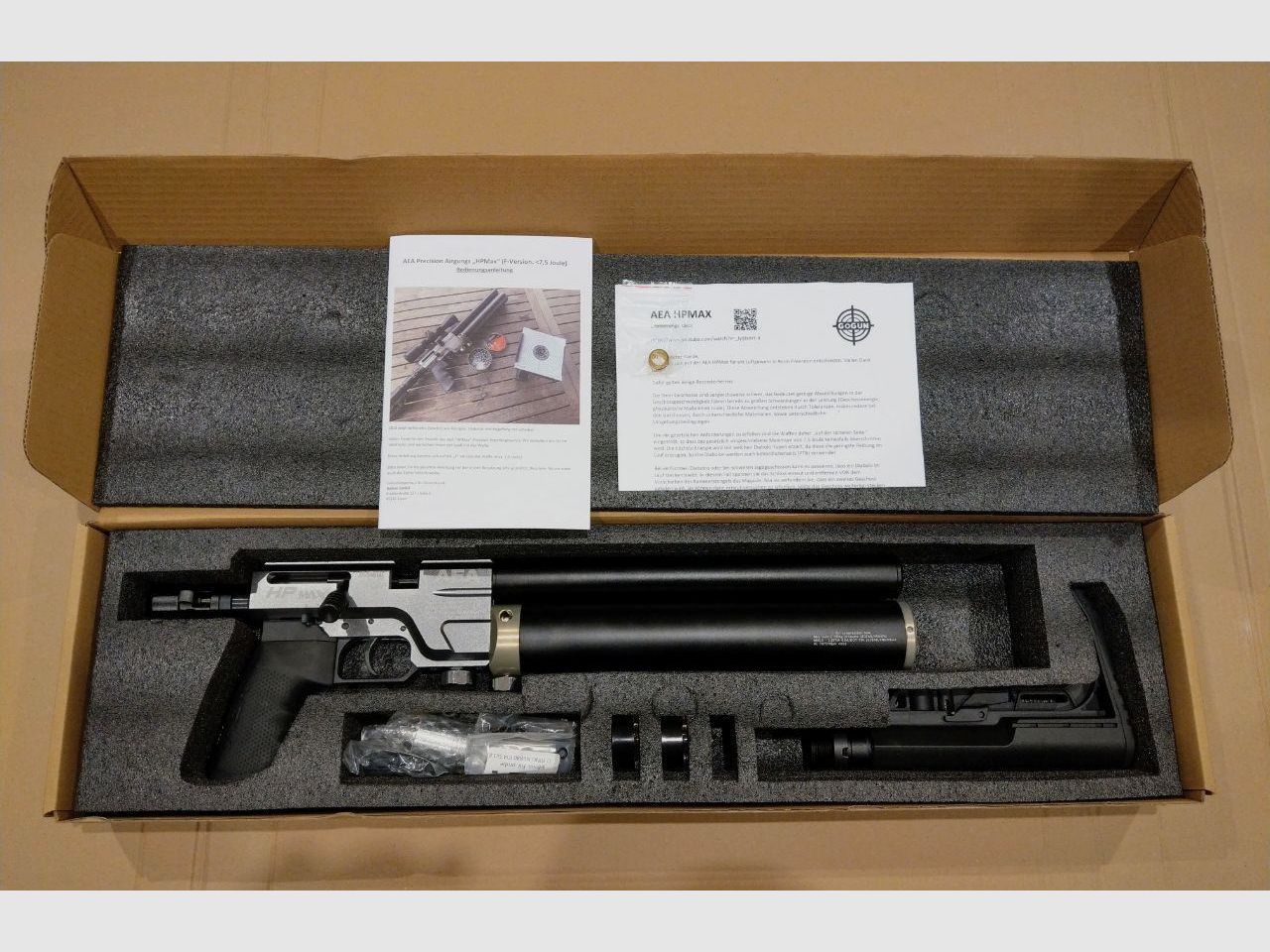 AEA HP MAX .35/9 mm MK1, like new with lots of accessories