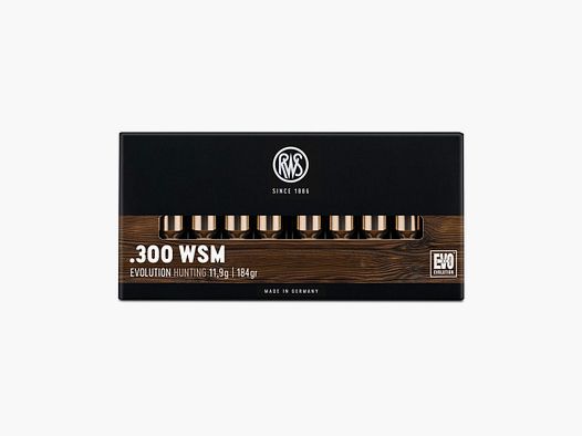 .300 WSM RWS EVOLUTION 184gr