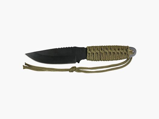 Rothco Rothco Messer Fallschirmleine mit Feuerstarter oliv