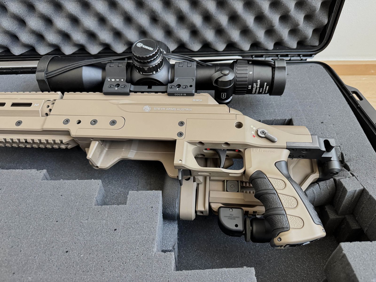 Exklusives Komplett-Setup – Steyr SSG M1 in .338 Lapua Mag. mit Wechsellauf 6.5 Creedmoor & Premium-Zubehör