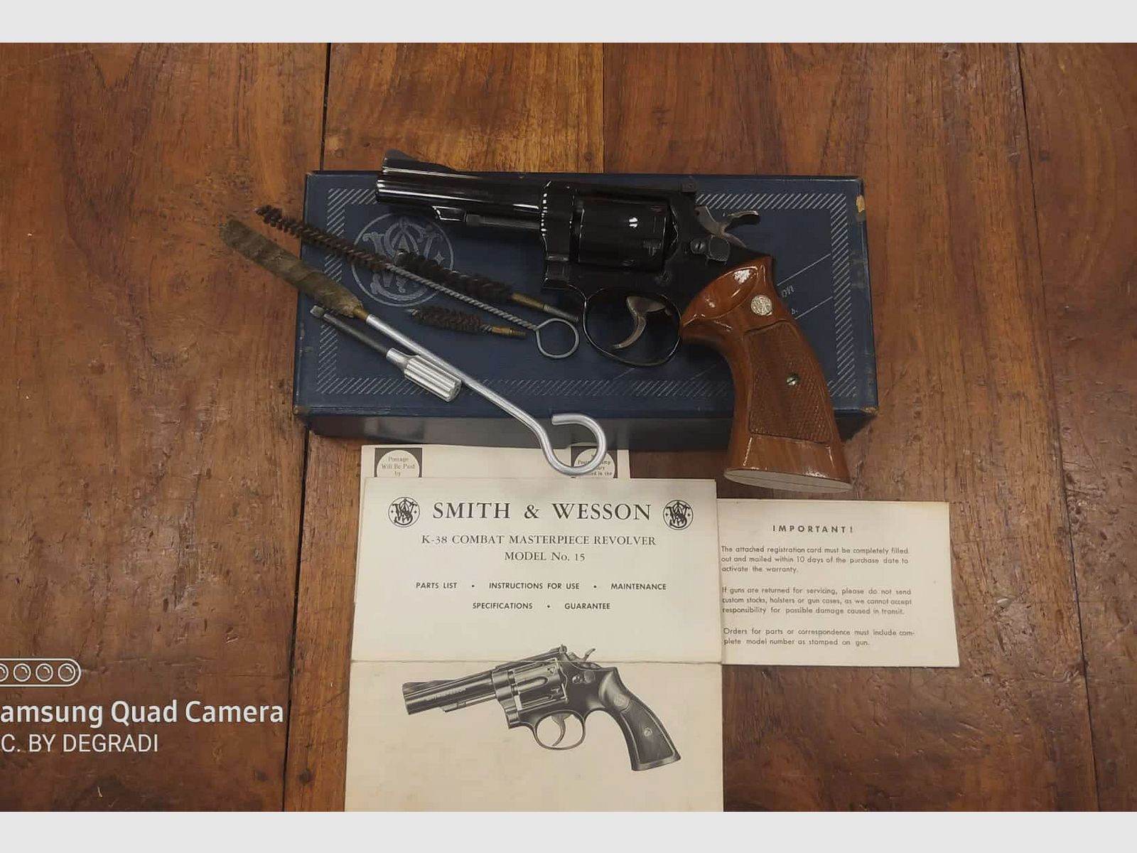 SMITH & WESSON K38 MOD. 15-3 KALIBER 38 SPECIAL, Bild 1 von 4