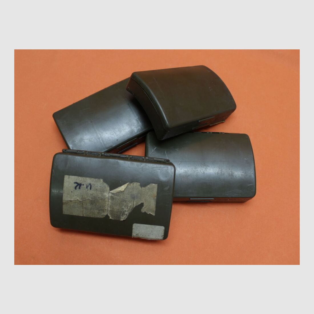 BUND SURPLUS Heckler&Koch/H&K HK G3: Reinigungsgerät BUND 7,62mm Putzzeug mit Reinigungskette/ Kunststoffdose