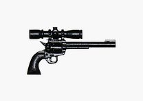Pin FA 83 revolver with scope