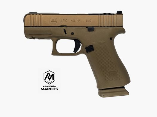 PISTOLE GLOCK 43X MOSK COYOTE 9x19