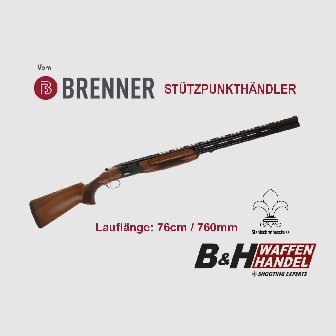 Brenner BF18 Black / BF 18 schwarz LL76cm